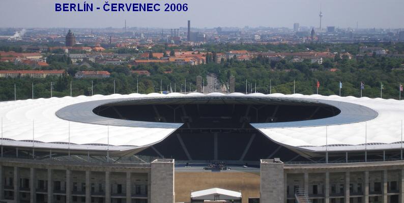 panorama Berlna nad olympijskm stadionem