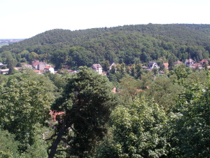 pohled z Carlsburgu