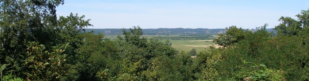 pohled z Carlsburgu na Niederfinow