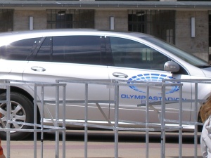 auto olympijského stadionu