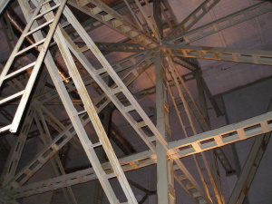ocelová konstrukce musea