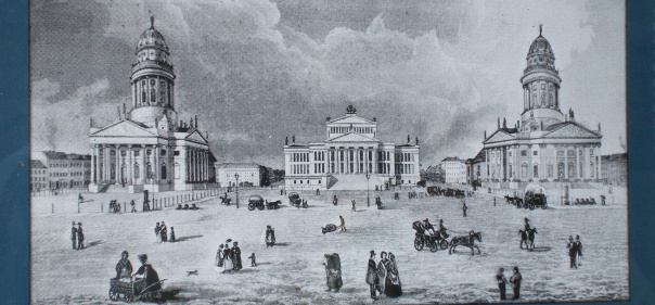 Gendarmenmarkt v roce 1840